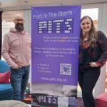 Port In The Storm banner for pop-up clinics